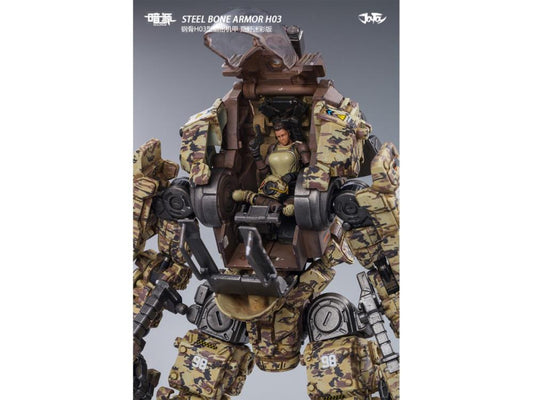 Dark Source Steelbone Armor (H03) With Pilot 1/24 Scale Figure Set
