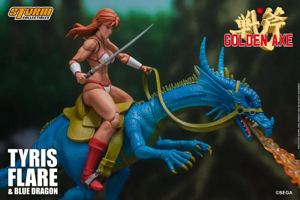 Golden Axe Tyris Flare and Blue Dragon 1/12 Scale Action Figure Set