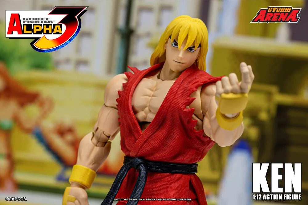 Pre-Order - Street Fighter Alpha 3 Storm Arena Ken 1/12 Scale Action Figure