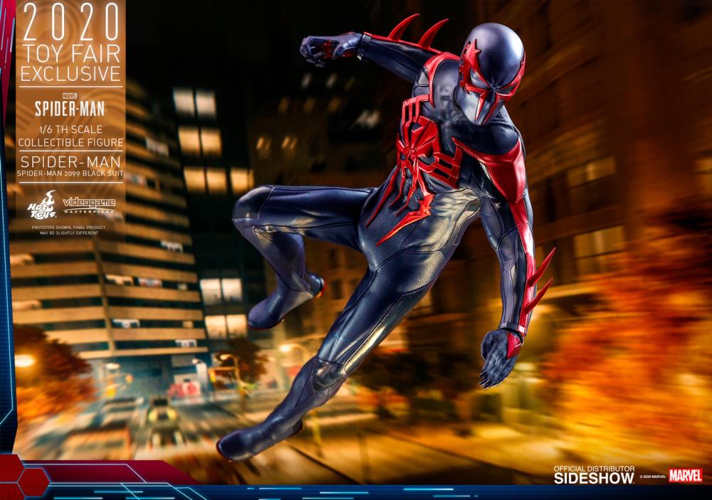 Marvel's Spider-Man VGM42 Spider-Man 2099 (Black Suit) 1/6th Scale 2020 Toy Fair Exclusive Collectible Figure