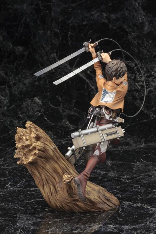 Attack on Titan ArtFX J Eren Yeager Figure (Renewal Package Ver.) 1/8 Scale