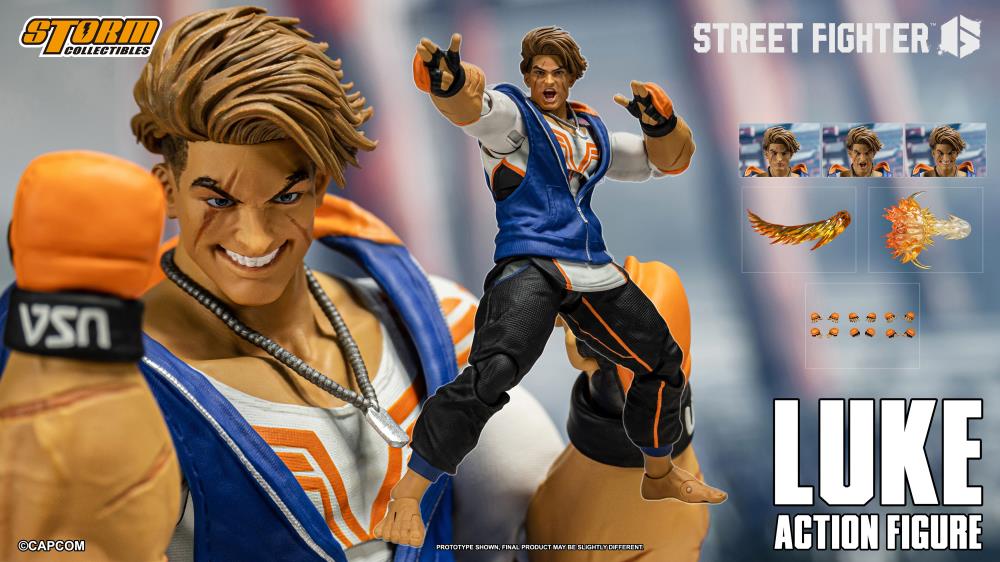 Street Fighter 6 Luke 1/12 Scale Action Figure