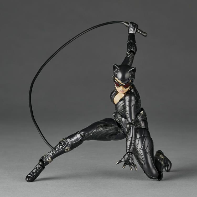 Batman: Arkham Knight Amazing Yamaguchi Revoltech NR022 Catwoman w/ Bonus Unmasked Head