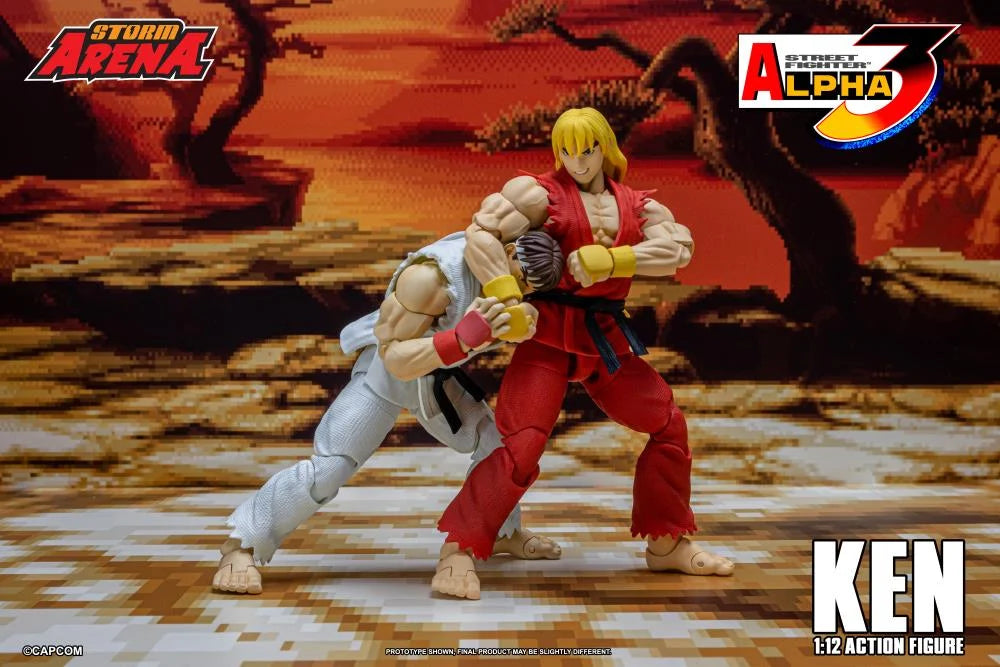 Pre-Order - Street Fighter Alpha 3 Storm Arena Ken 1/12 Scale Action Figure