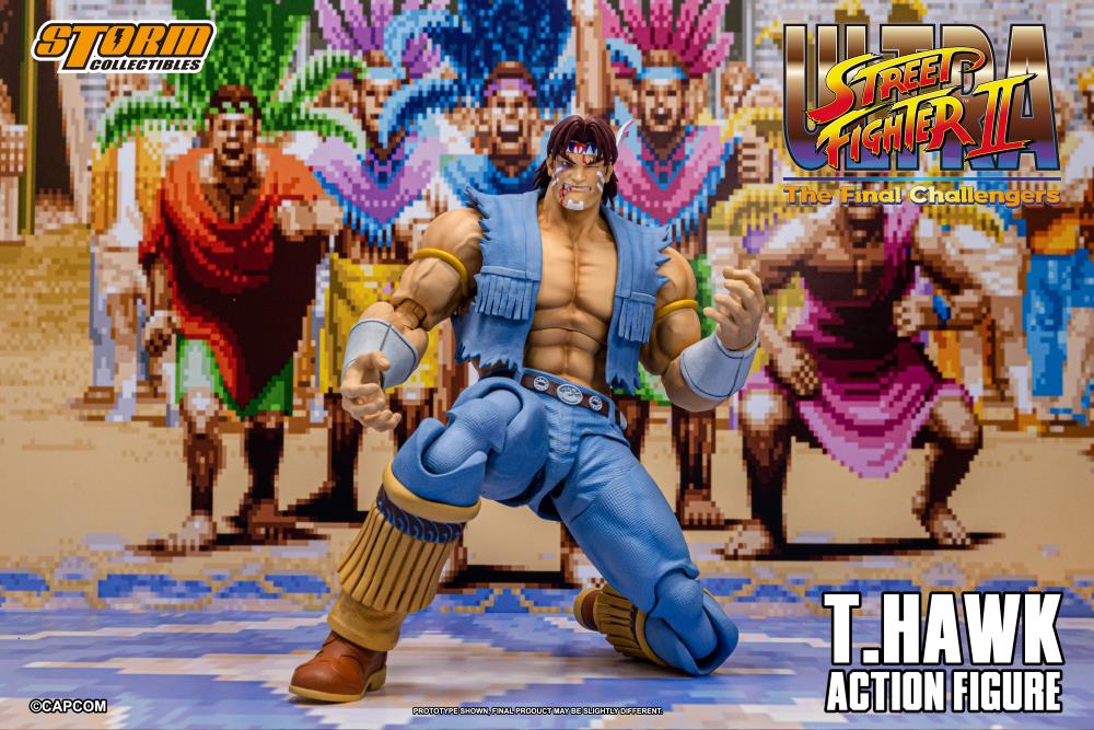 PRE-ORDER - Ultra Street Fighter II: The Final Challengers T. Hawk 1/12 Scale Action Figure