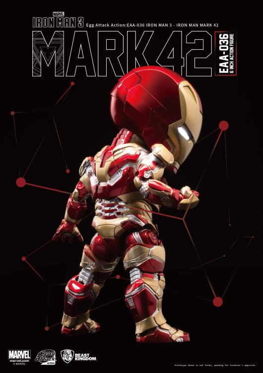 Iron Man 3 Egg Attack Action EAA-036 Iron Man Mark XLII
