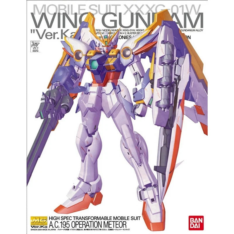 Gundam Wing: Endless Waltz MG Wing Gundam (Ver. Ka) 1/100 Scale Model Kit