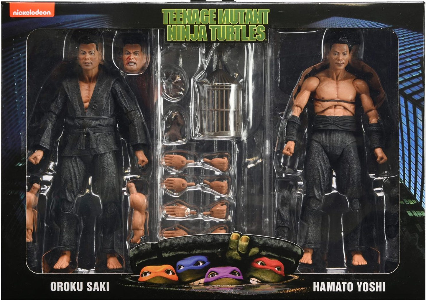 TMNT NECA Oroku Saki and Hamato Yoshi