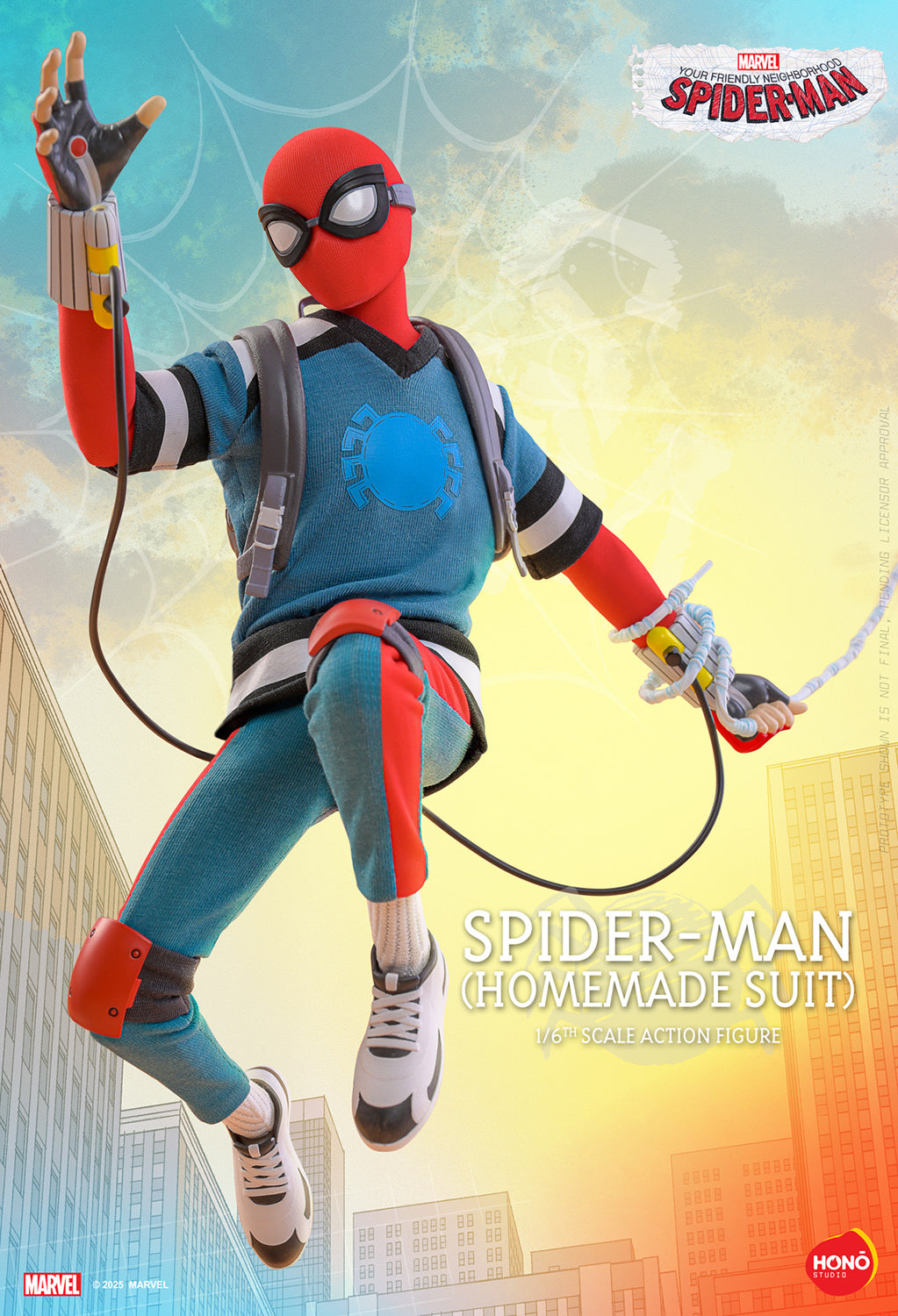 Pre-Order - Your Friendly Neighborhood Spider-Man HS07 Spider-Man (Homemade Suit) 1/6th Scale Collectible Figure