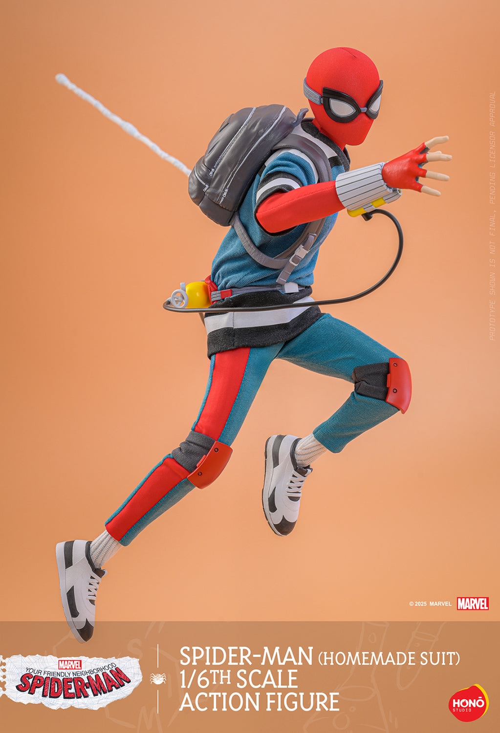 Pre-Order - Your Friendly Neighborhood Spider-Man HS07 Spider-Man (Homemade Suit) 1/6th Scale Collectible Figure