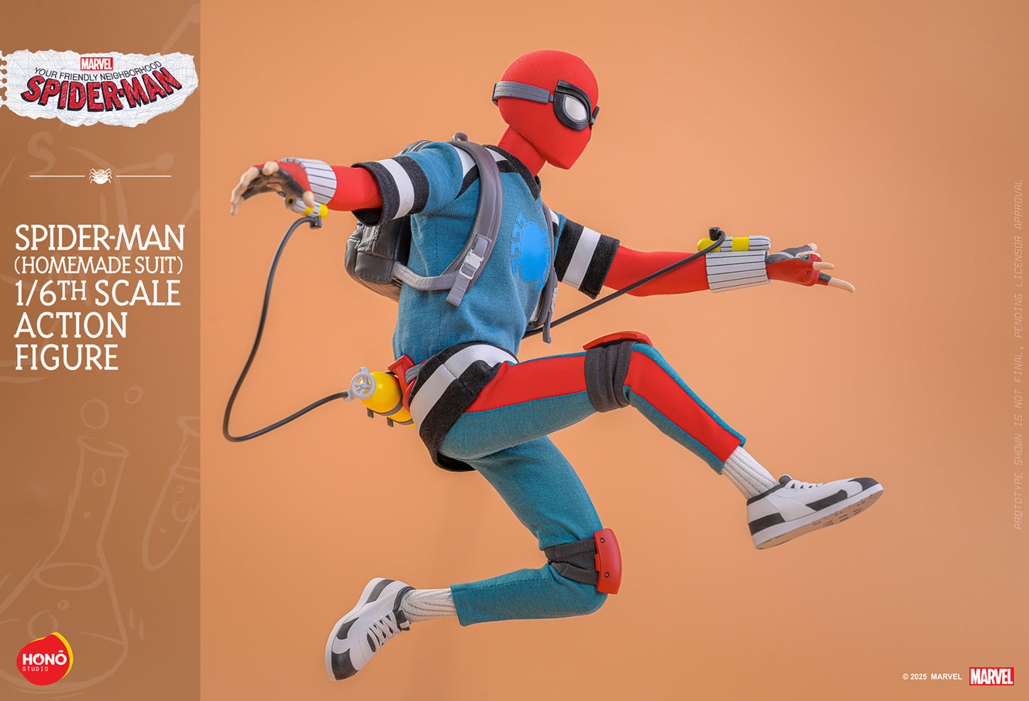 Pre-Order - Your Friendly Neighborhood Spider-Man HS07 Spider-Man (Homemade Suit) 1/6th Scale Collectible Figure