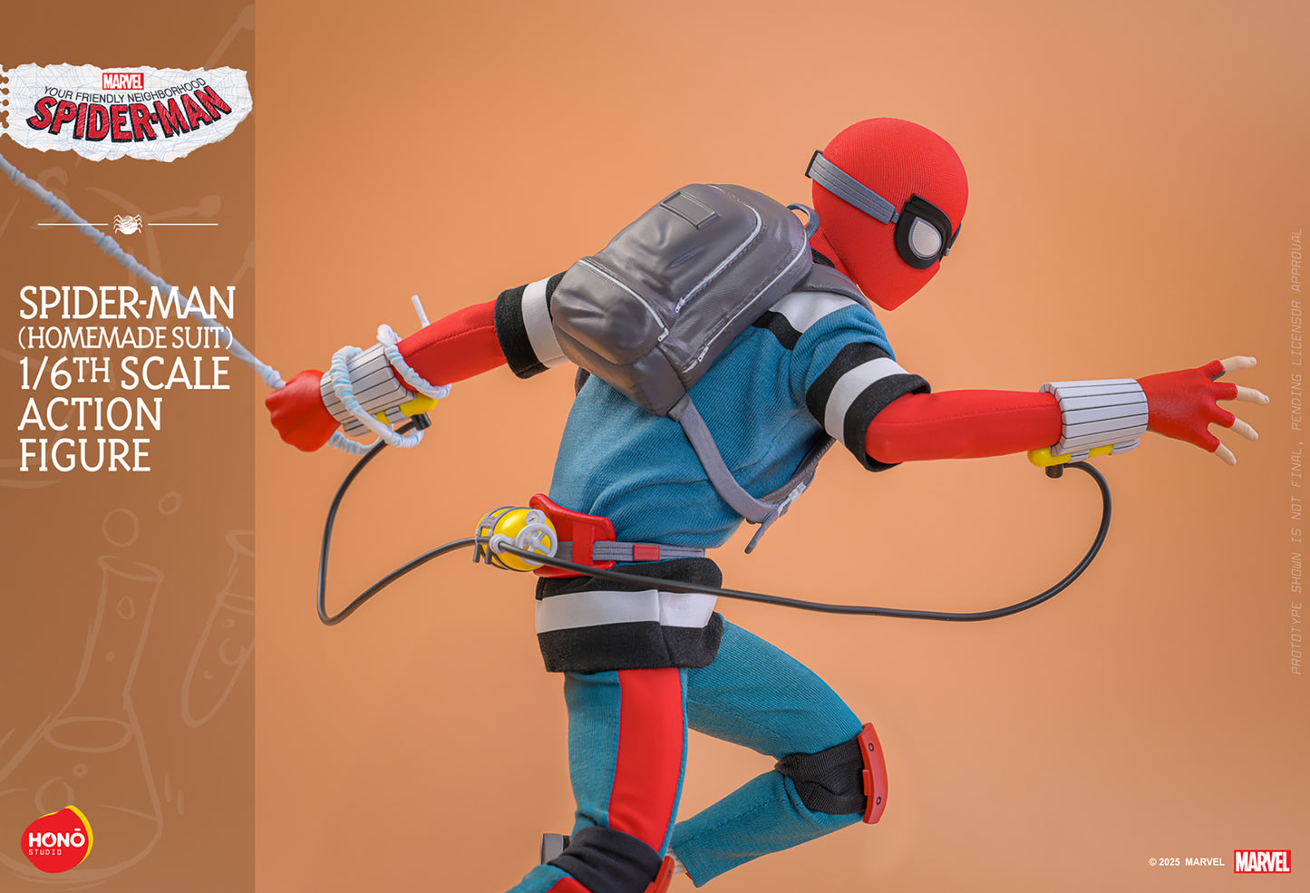 Pre-Order - Your Friendly Neighborhood Spider-Man HS07 Spider-Man (Homemade Suit) 1/6th Scale Collectible Figure