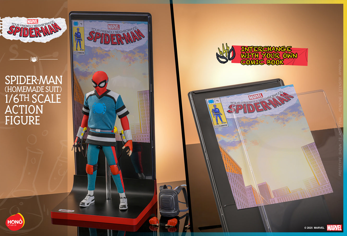 Pre-Order - Your Friendly Neighborhood Spider-Man HS07 Spider-Man (Homemade Suit) 1/6th Scale Collectible Figure
