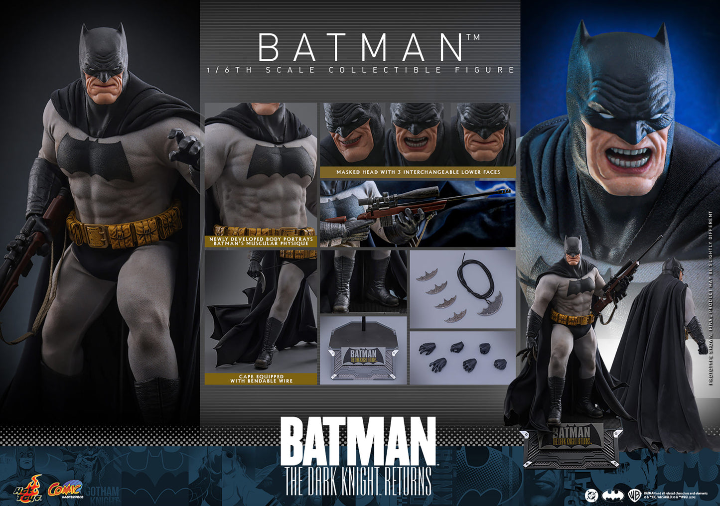 Batman: The Dark Knight Returns CMS024 Batman 1/6th Scale Collectible Figure