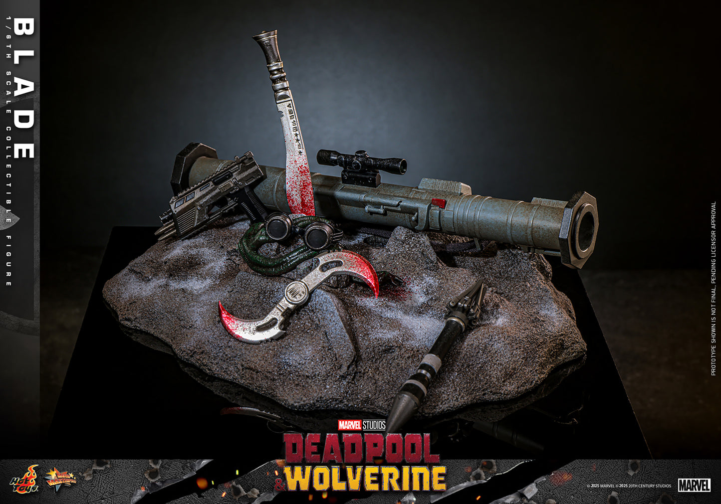 Pre-Order - Deadpool & Wolverine MMS791 Blade 1/6th Scale Collectible Figure