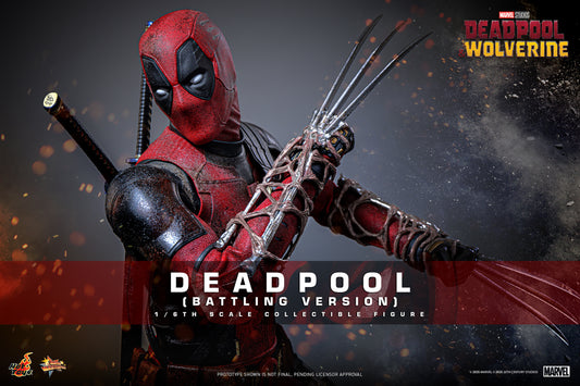 Deadpool & Wolverine MMS782 Deadpool (Battling Ver.) 1/6th Scale Collectible Figure