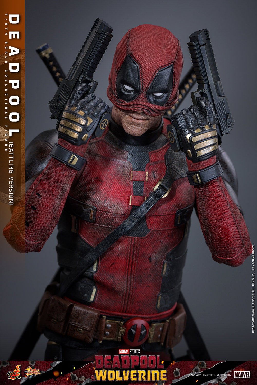 Pre-Order - Deadpool & Wolverine MMS782 Deadpool (Battling Ver.) 1/6th Scale Collectible Figure