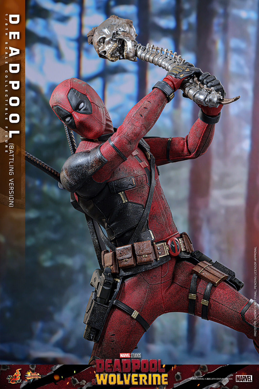 Pre-Order - Deadpool & Wolverine MMS782 Deadpool (Battling Ver.) 1/6th Scale Collectible Figure