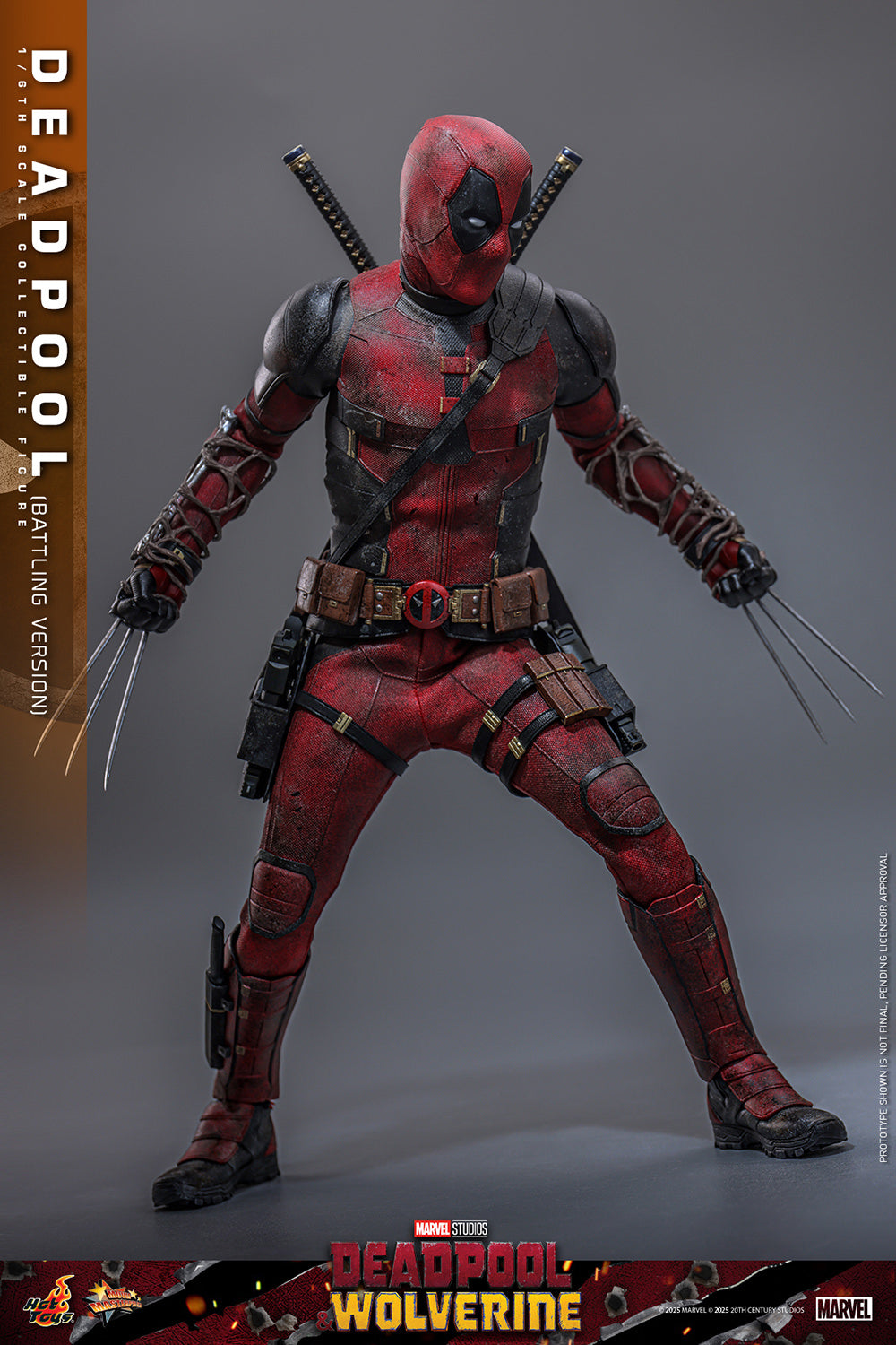 Pre-Order - Deadpool & Wolverine MMS782 Deadpool (Battling Ver.) 1/6th Scale Collectible Figure