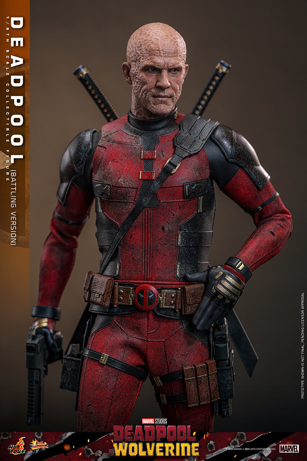 Pre-Order - Deadpool & Wolverine MMS782 Deadpool (Battling Ver.) 1/6th Scale Collectible Figure