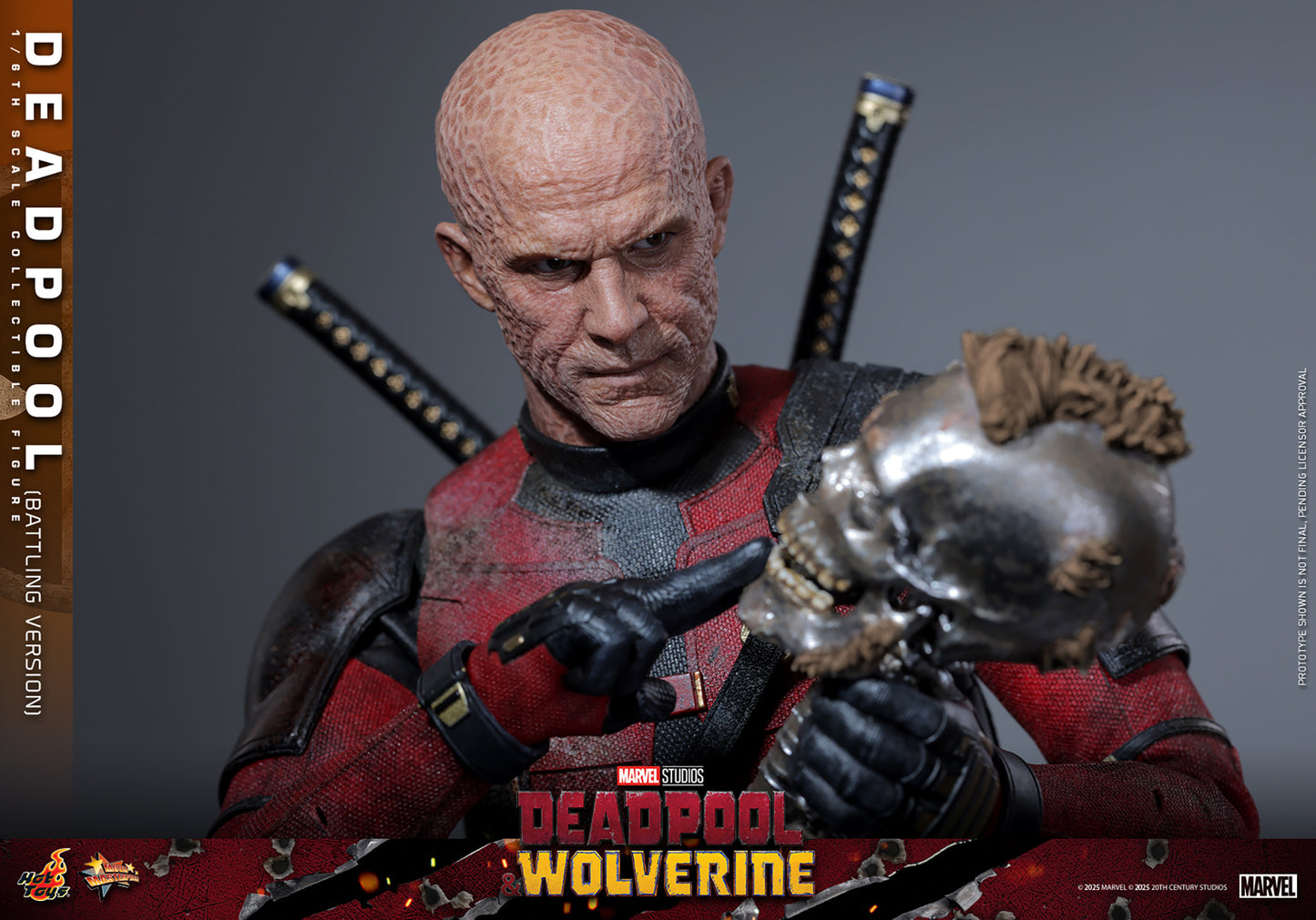 Pre-Order - Deadpool & Wolverine MMS782 Deadpool (Battling Ver.) 1/6th Scale Collectible Figure