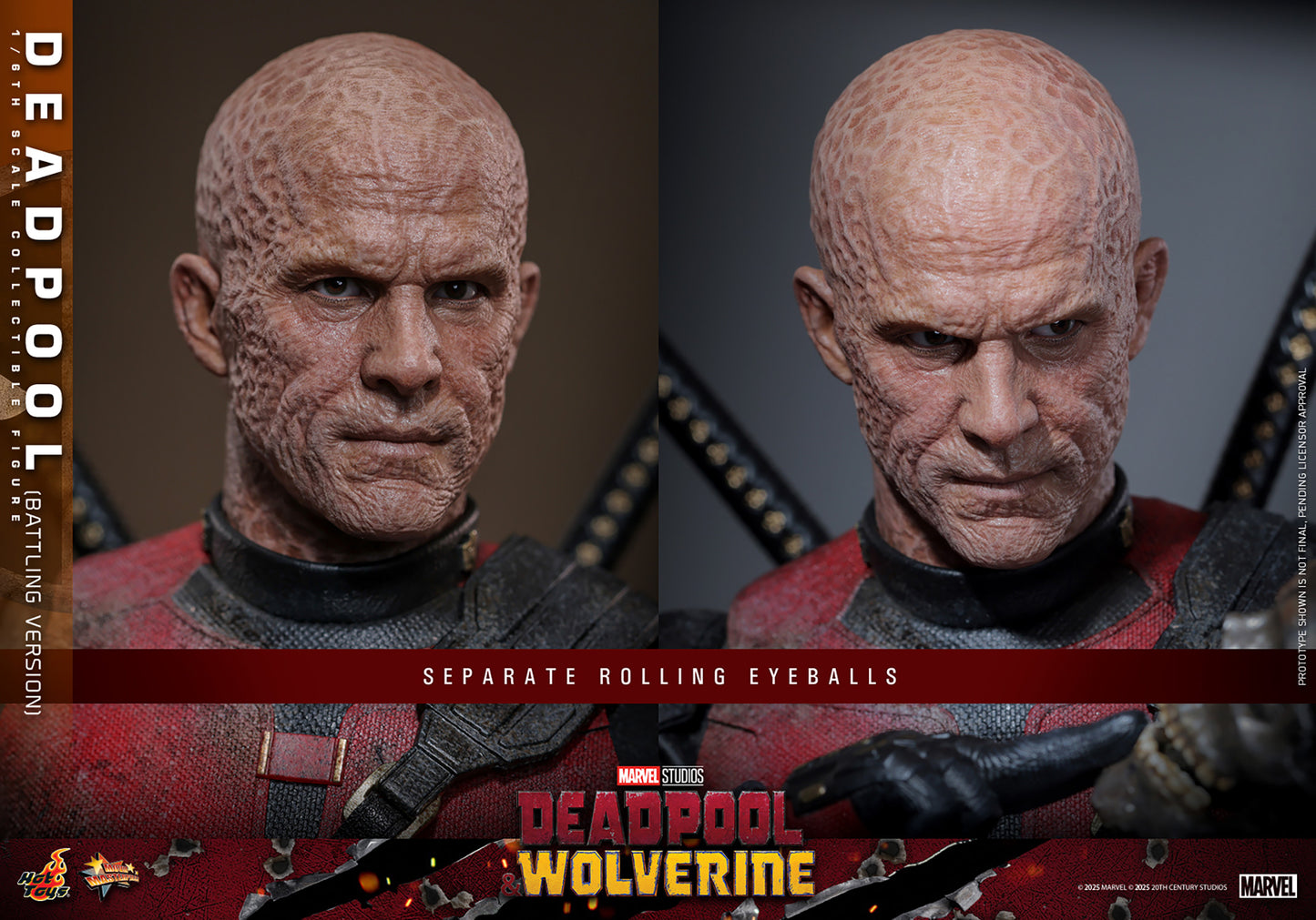 Deadpool & Wolverine MMS782 Deadpool (Battling Ver.) 1/6th Scale Collectible Figure