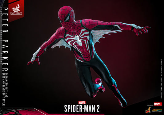 Peter Parker (Advanced Suit 2.0) Black and Suit Style VGM66 1/6 Scale Action Figure