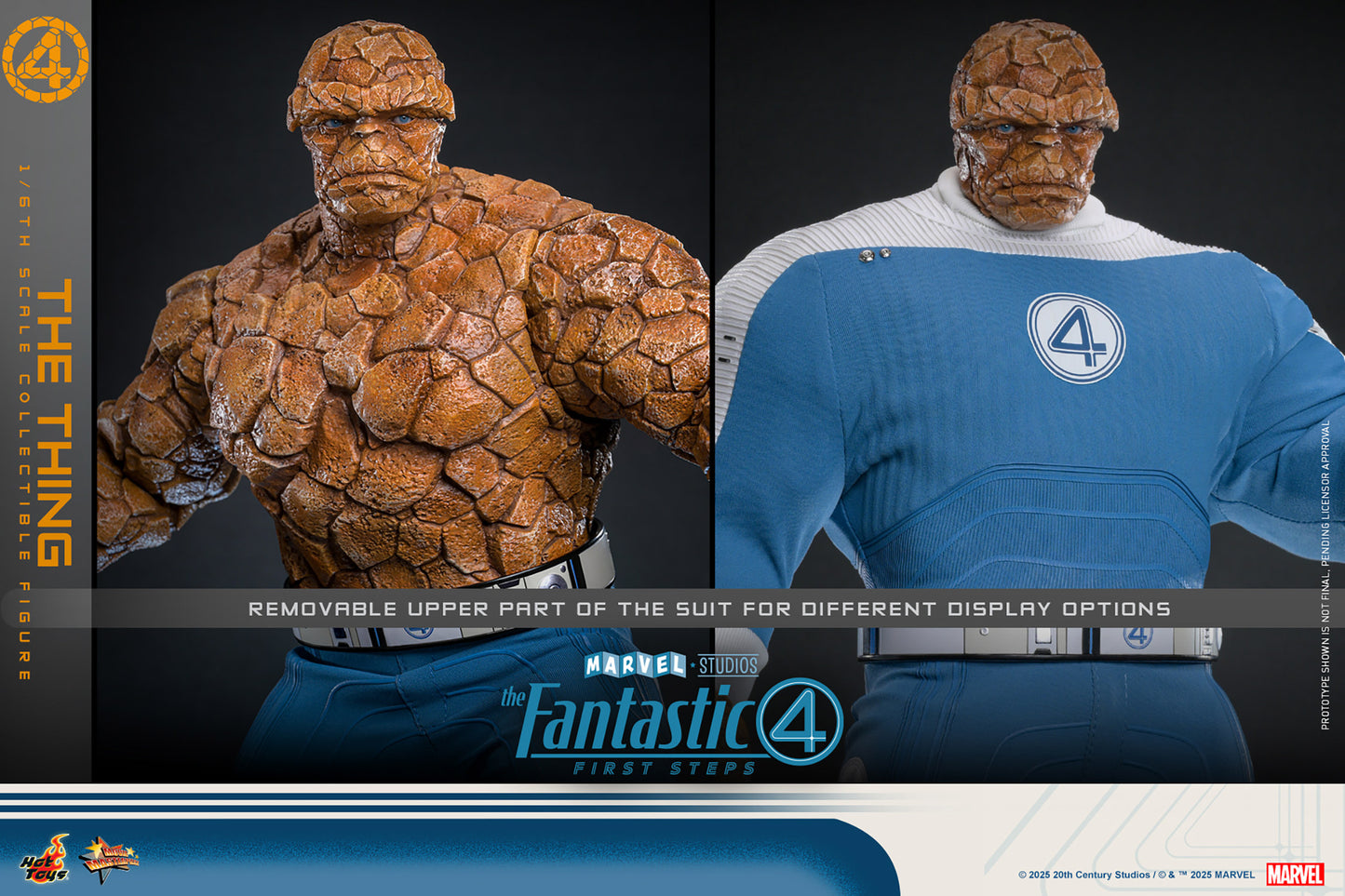 Pre-Order - The Fantastic Four: First Steps MMS813 The Thing 1/6th Scale Collectible Figure