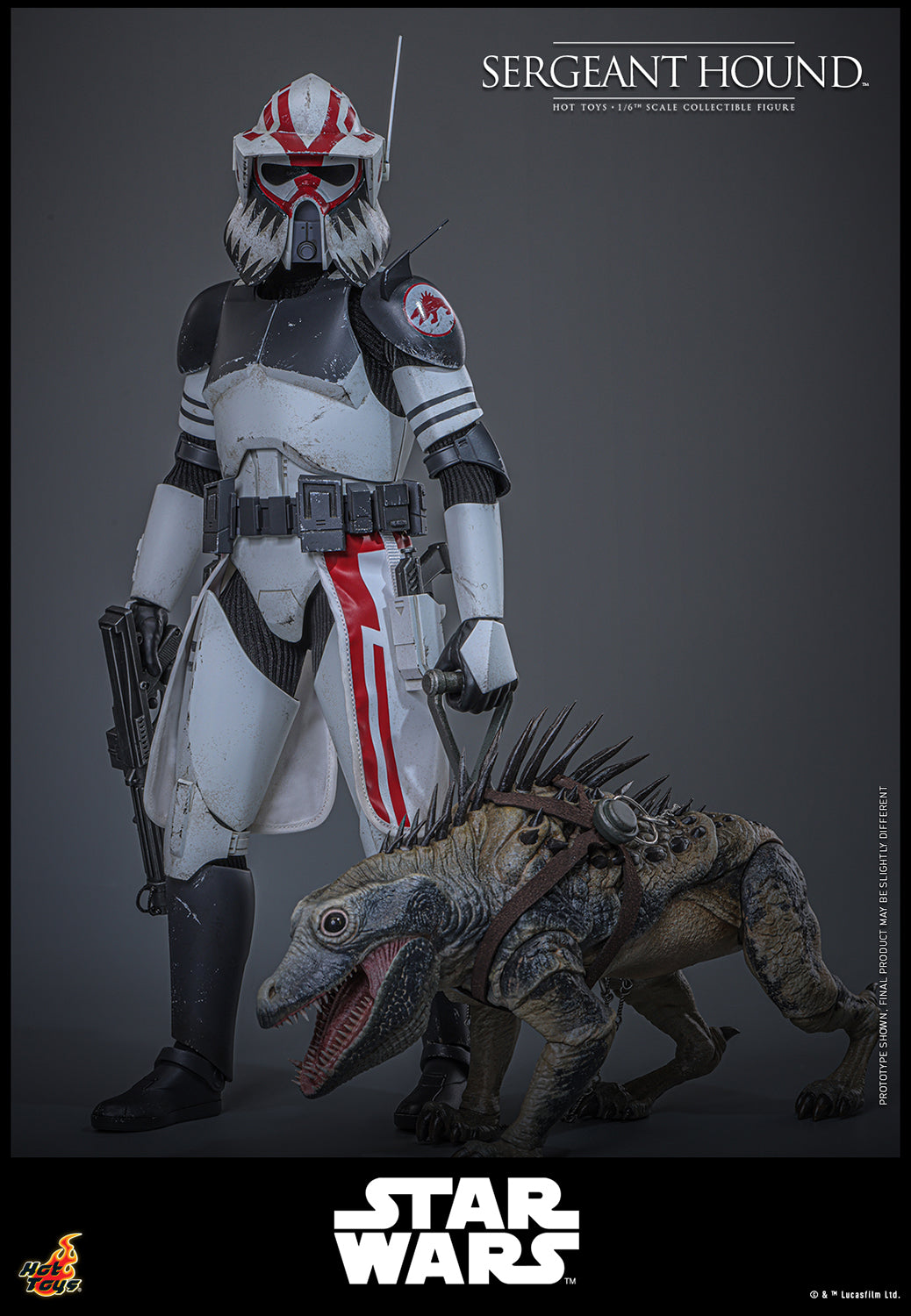 Pre-Order - Star Wars: The Clone Wars TMS000 Sergeant Hound 1/6th Scale Collectible Figure