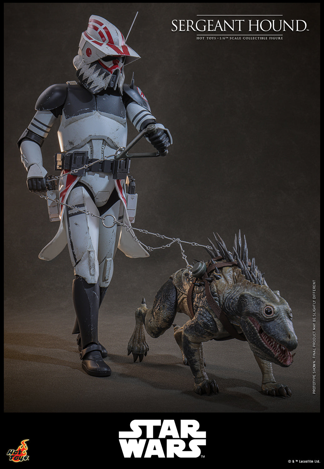 Pre-Order - Star Wars: The Clone Wars TMS000 Sergeant Hound 1/6th Scale Collectible Figure