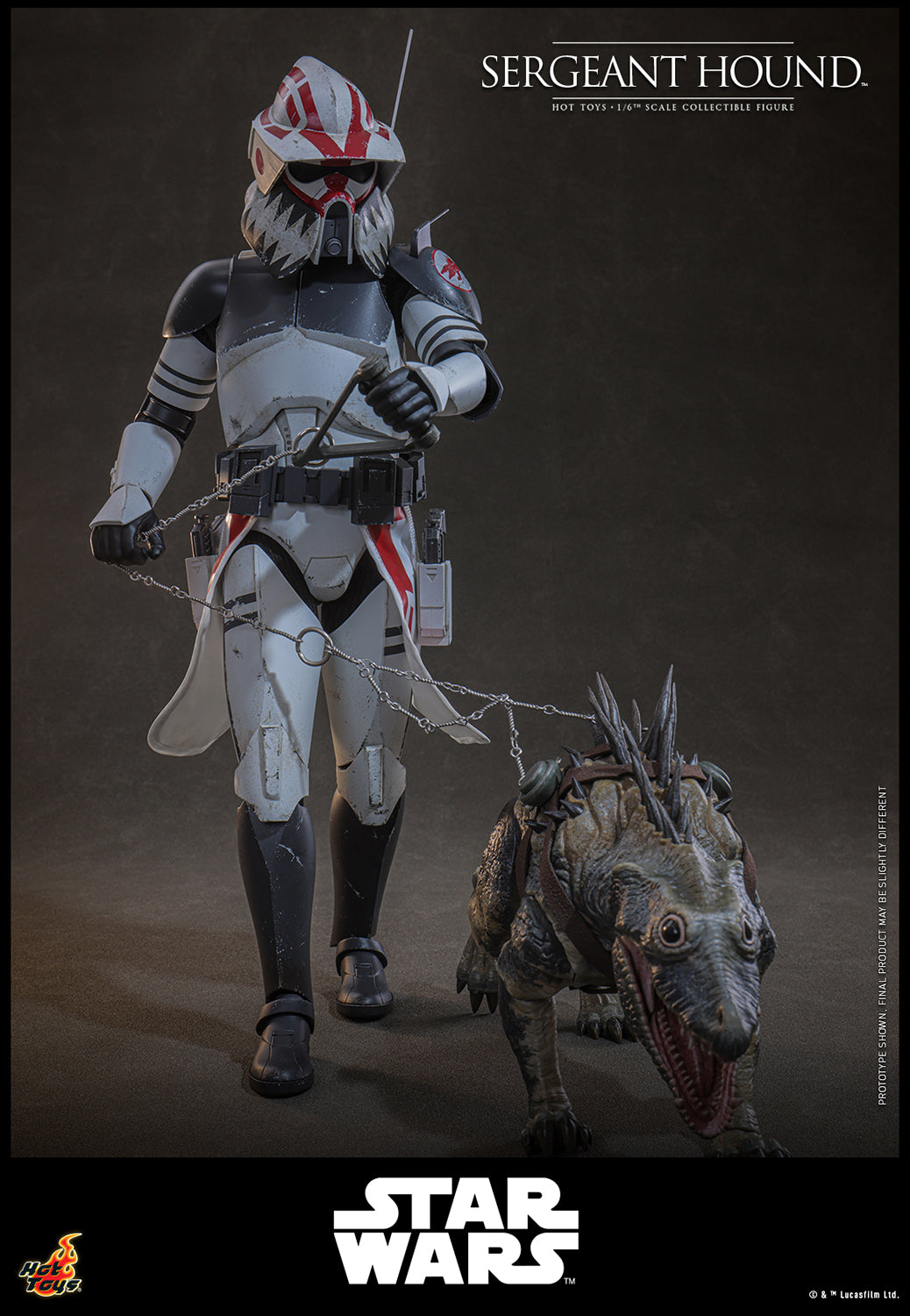 Pre-Order - Star Wars: The Clone Wars TMS000 Sergeant Hound 1/6th Scale Collectible Figure