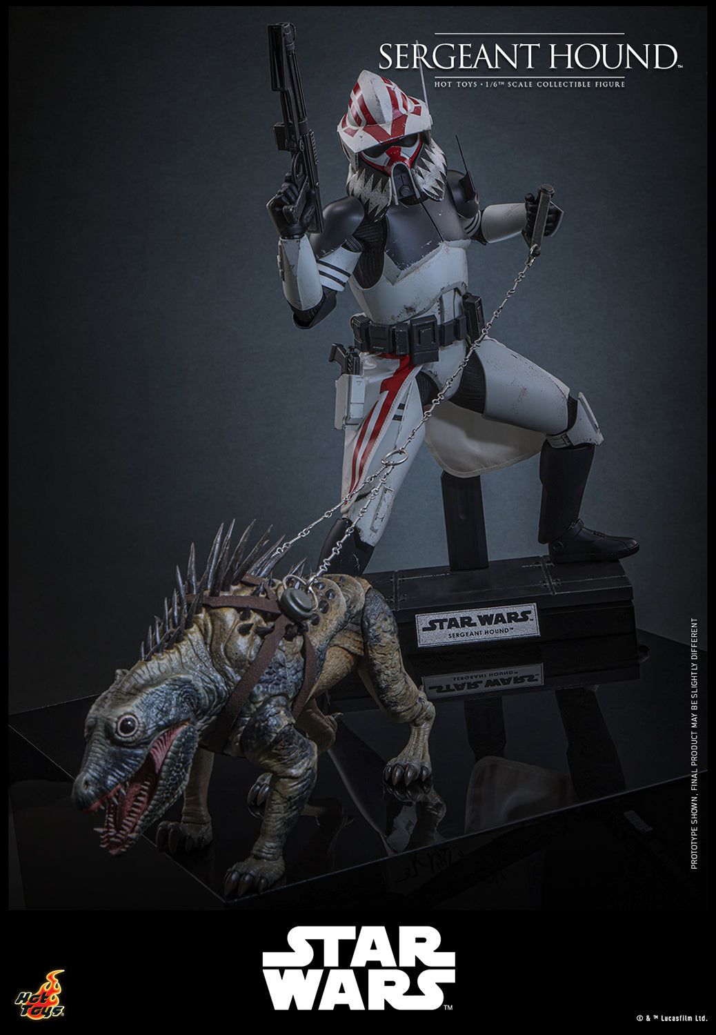 Pre-Order - Star Wars: The Clone Wars TMS000 Sergeant Hound 1/6th Scale Collectible Figure