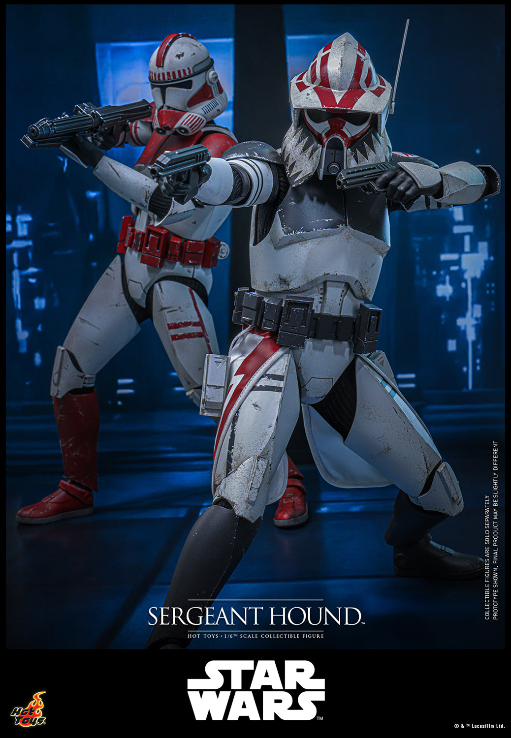 Pre-Order - Star Wars: The Clone Wars TMS000 Sergeant Hound 1/6th Scale Collectible Figure