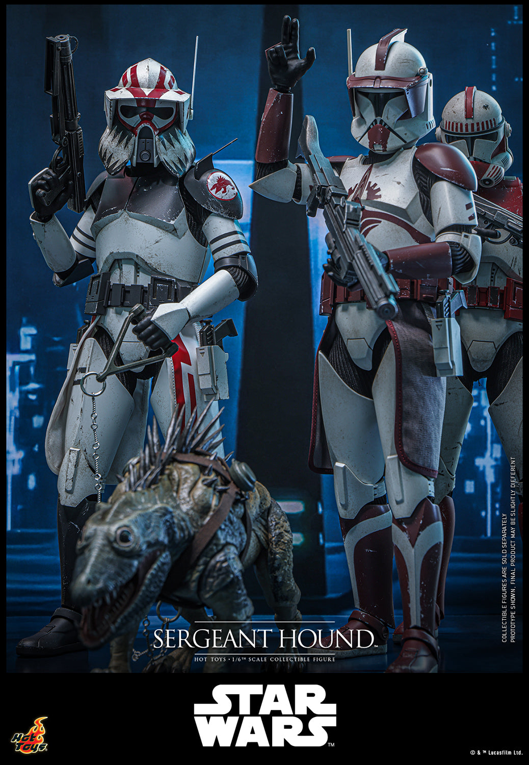Pre-Order - Star Wars: The Clone Wars TMS000 Sergeant Hound 1/6th Scale Collectible Figure