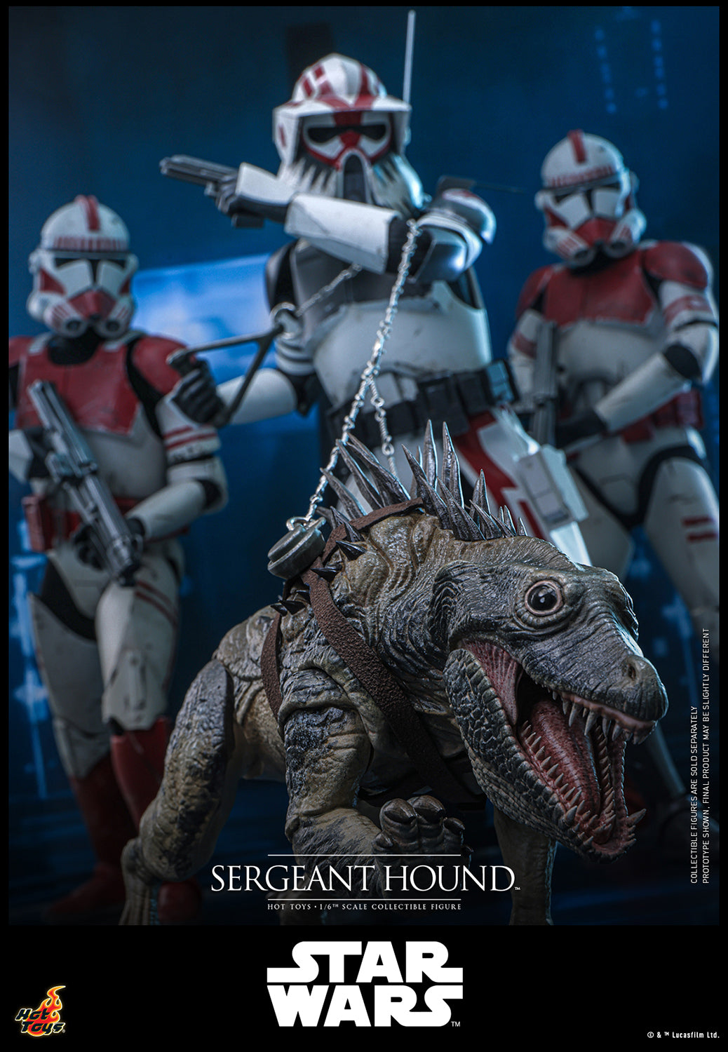 Pre-Order - Star Wars: The Clone Wars TMS000 Sergeant Hound 1/6th Scale Collectible Figure
