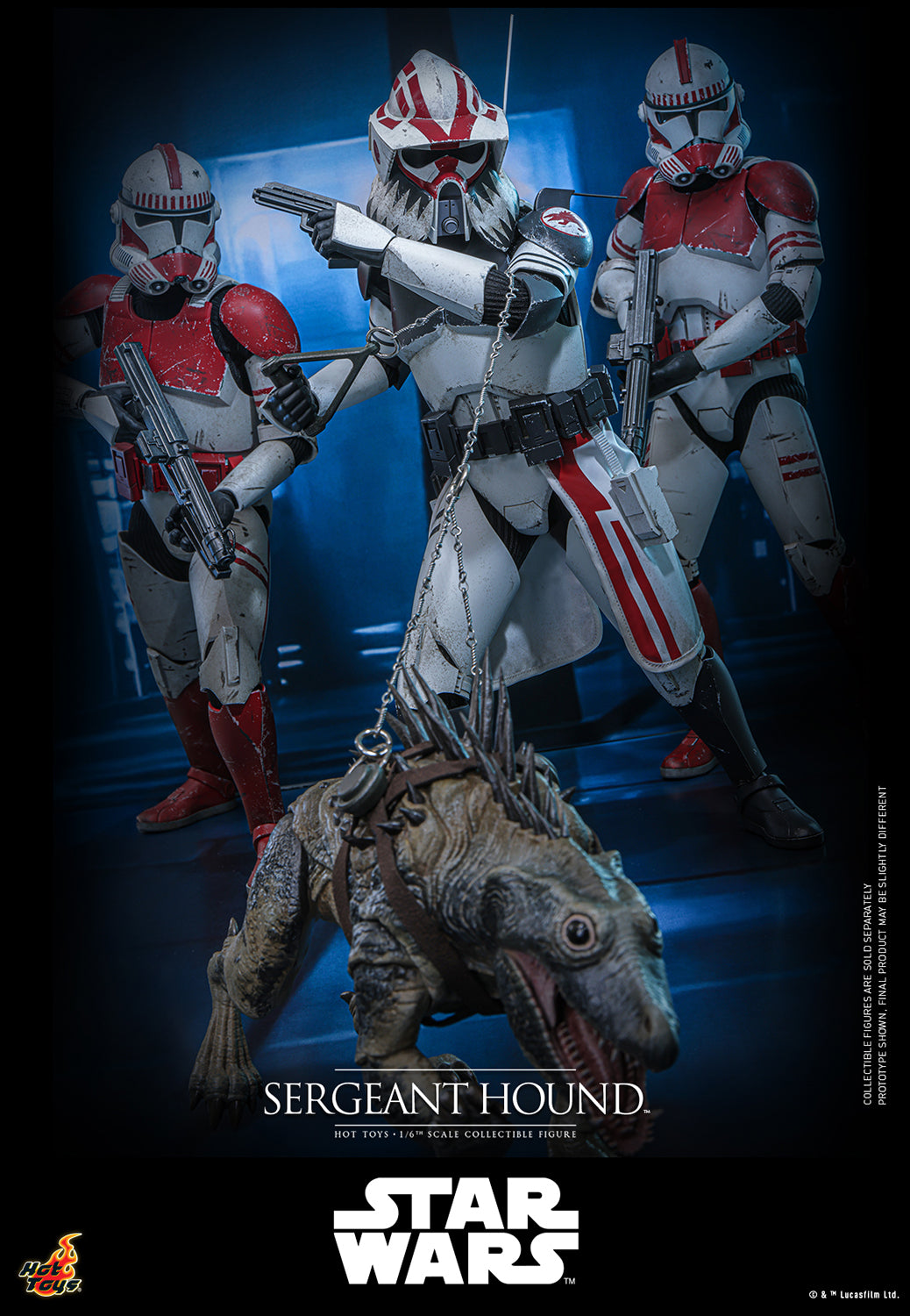 Pre-Order - Star Wars: The Clone Wars TMS000 Sergeant Hound 1/6th Scale Collectible Figure