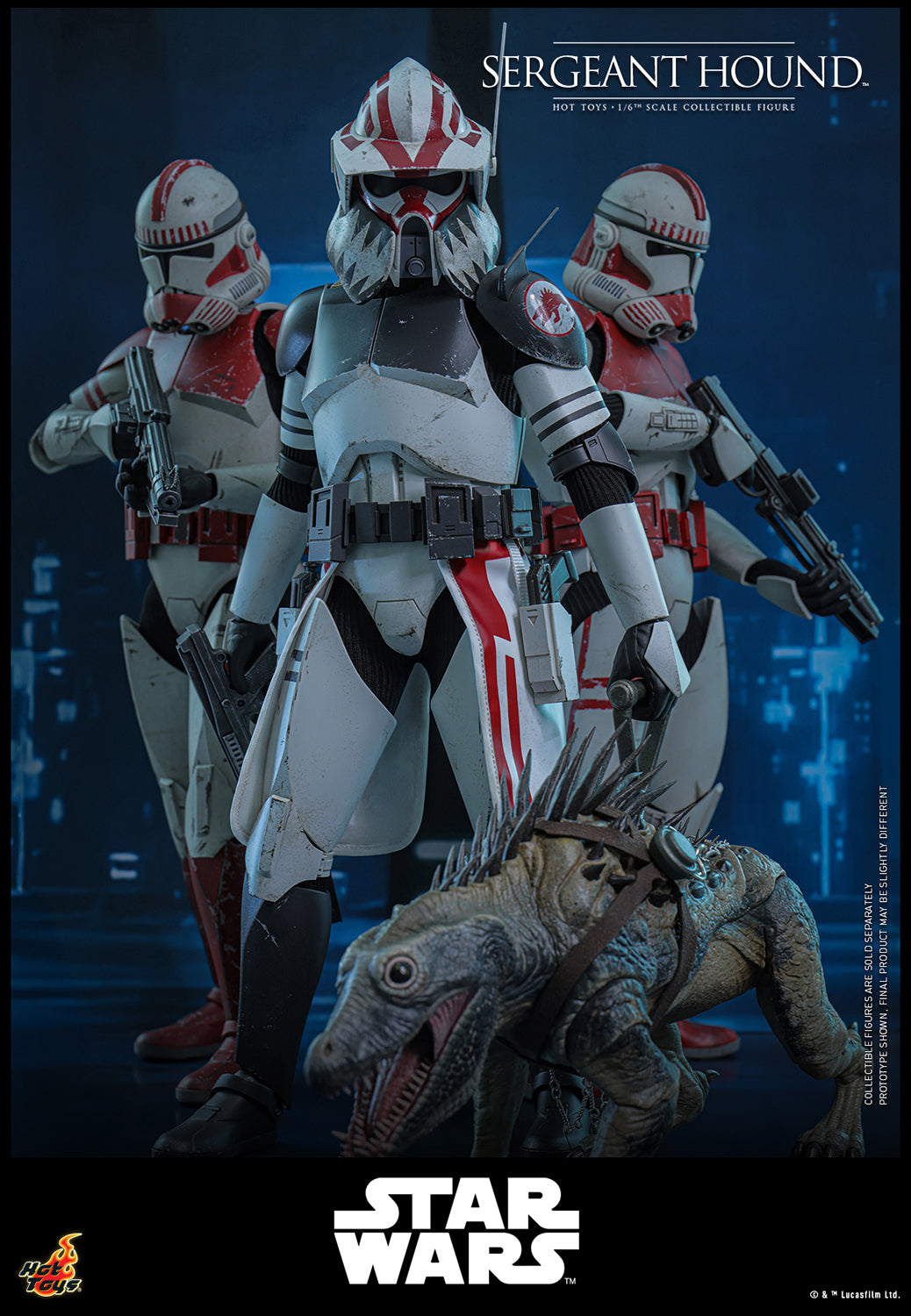 Pre-Order - Star Wars: The Clone Wars TMS000 Sergeant Hound 1/6th Scale Collectible Figure