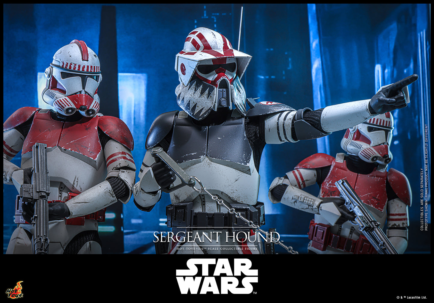 Pre-Order - Star Wars: The Clone Wars TMS000 Sergeant Hound 1/6th Scale Collectible Figure