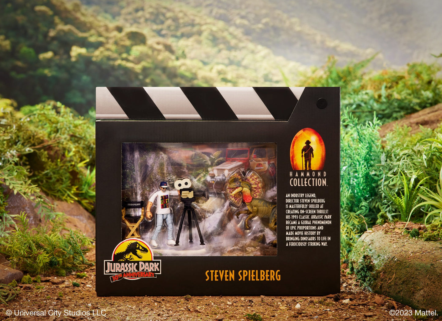 Jurassic Park: The Hammond Collection “Man Creates Dinosaurs” Steven Spielberg Figure.