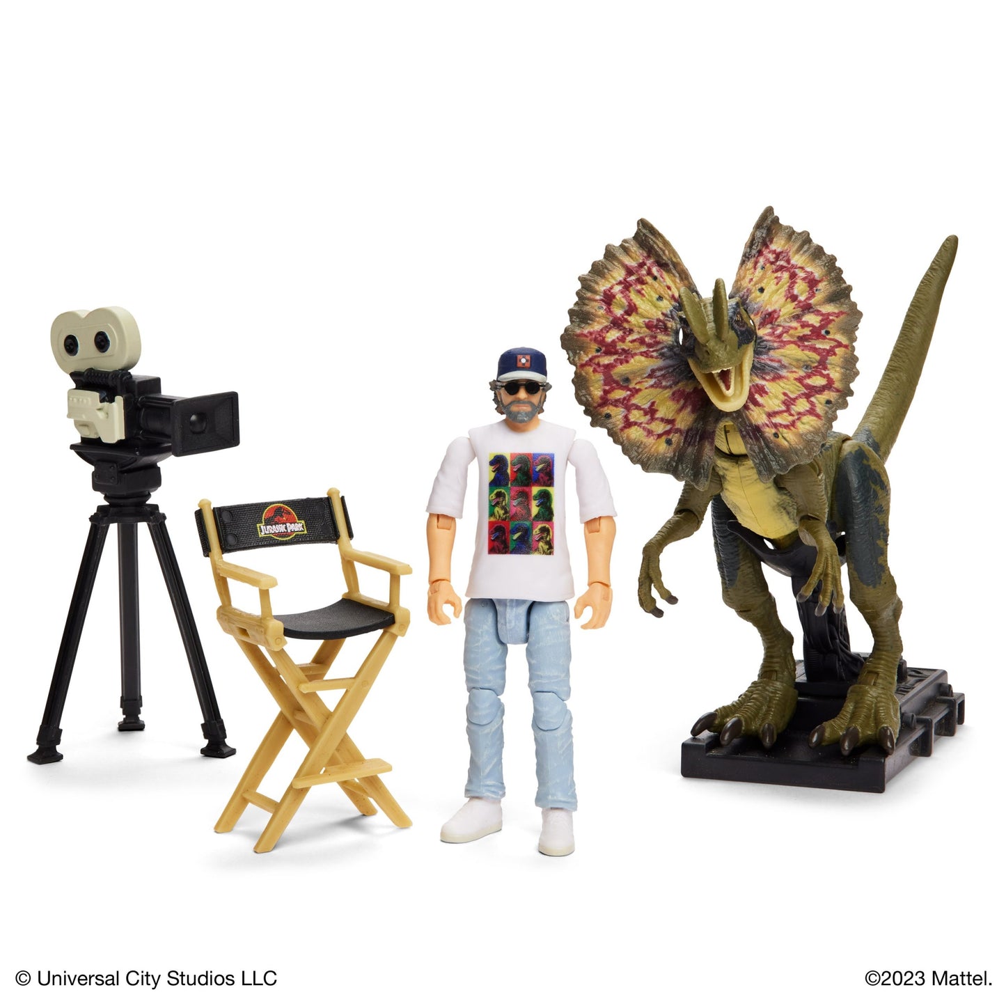 Jurassic Park: The Hammond Collection “Man Creates Dinosaurs” Steven Spielberg Figure.
