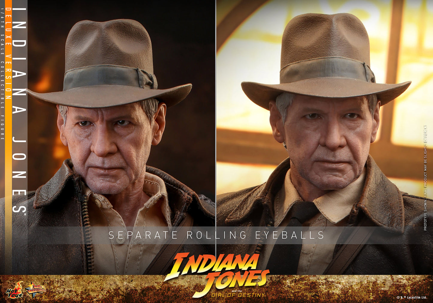 Pre-Order - Indiana Jones and the Dial of Destiny MMS717 Indiana Jones Deluxe 1/6th Scale Collectible Figure