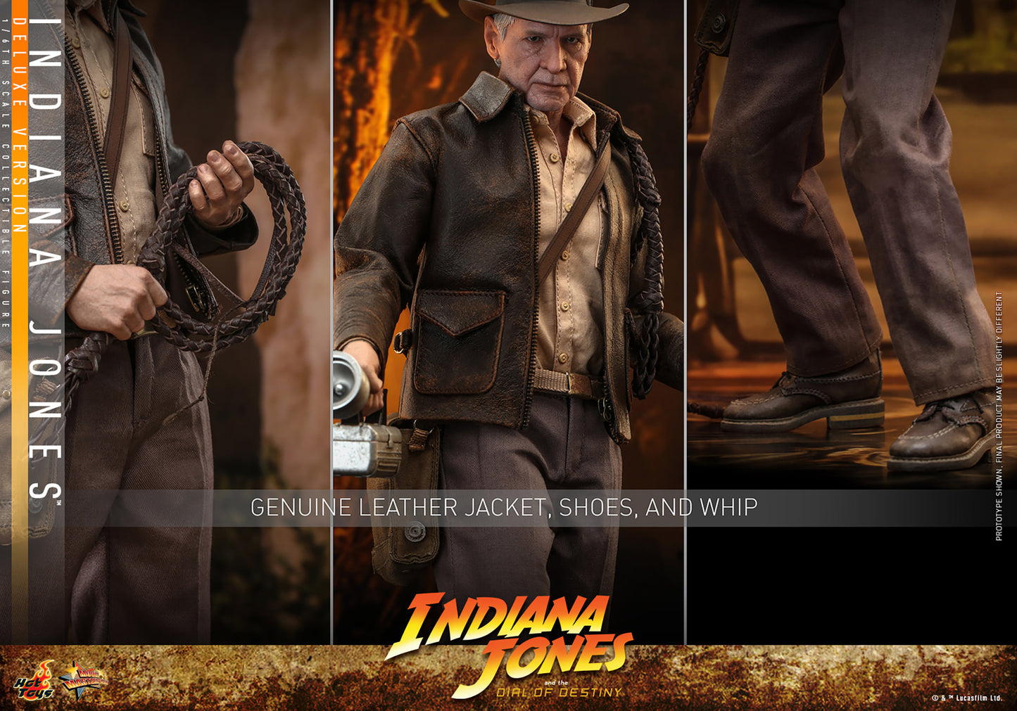 Pre-Order - Indiana Jones and the Dial of Destiny MMS717 Indiana Jones Deluxe 1/6th Scale Collectible Figure