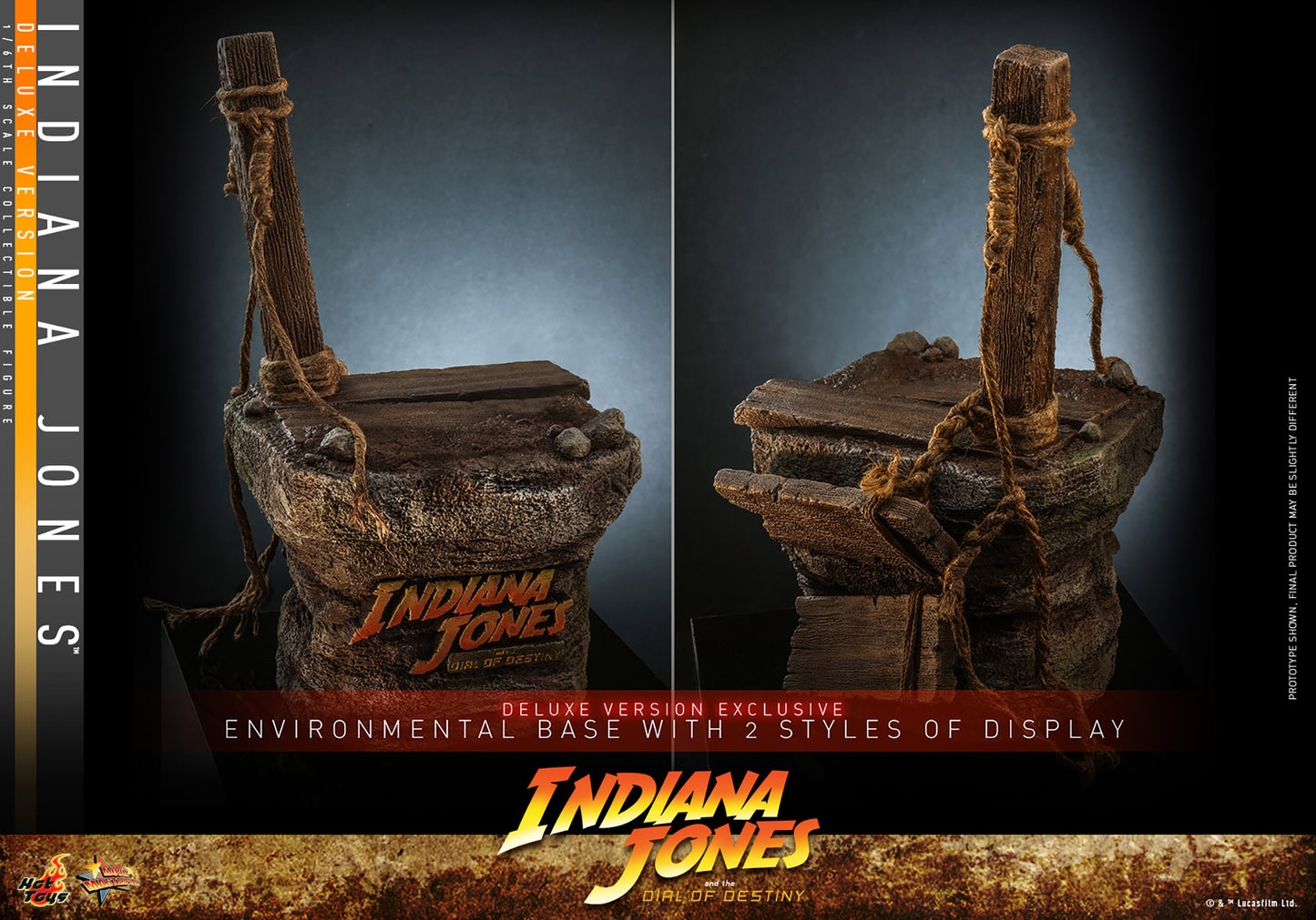 Pre-Order - Indiana Jones and the Dial of Destiny MMS717 Indiana Jones Deluxe 1/6th Scale Collectible Figure