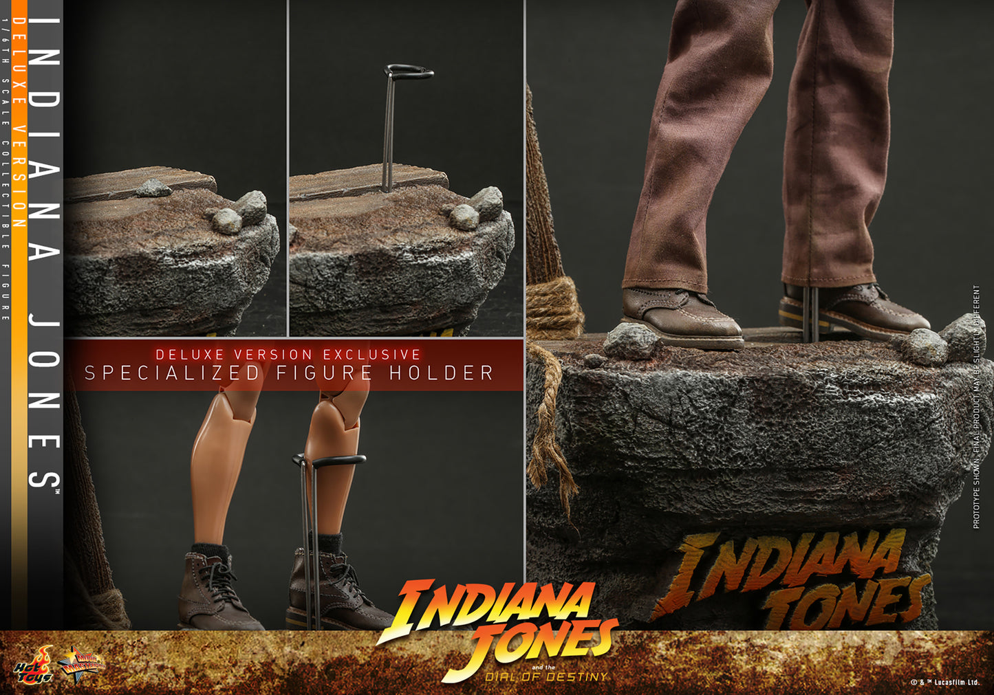 Pre-Order - Indiana Jones and the Dial of Destiny MMS717 Indiana Jones Deluxe 1/6th Scale Collectible Figure