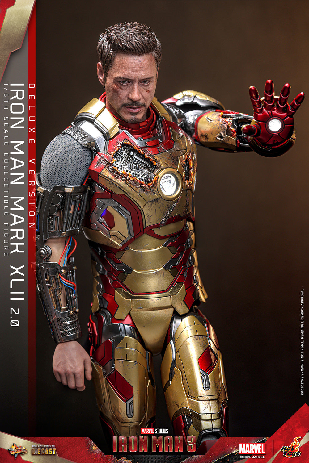 Pre-Order - Iron Man 3 MMS758D65B Iron Man Mark XLII (2.0) Deluxe 1/6th Scale Collectible Figure