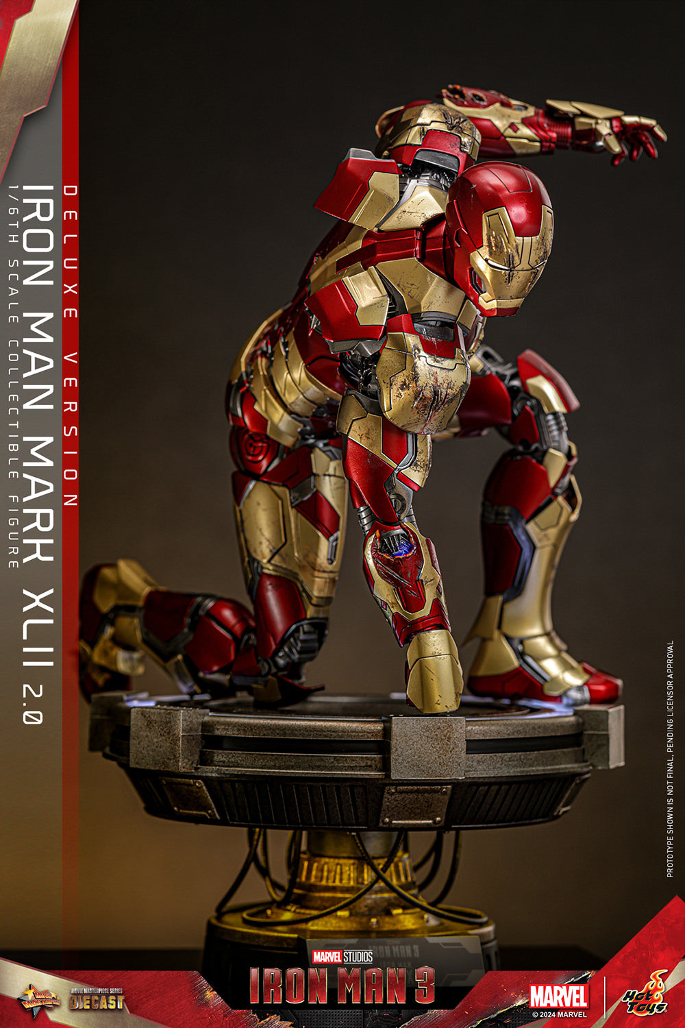 Pre-Order - Iron Man 3 MMS758D65B Iron Man Mark XLII (2.0) Deluxe 1/6th Scale Collectible Figure