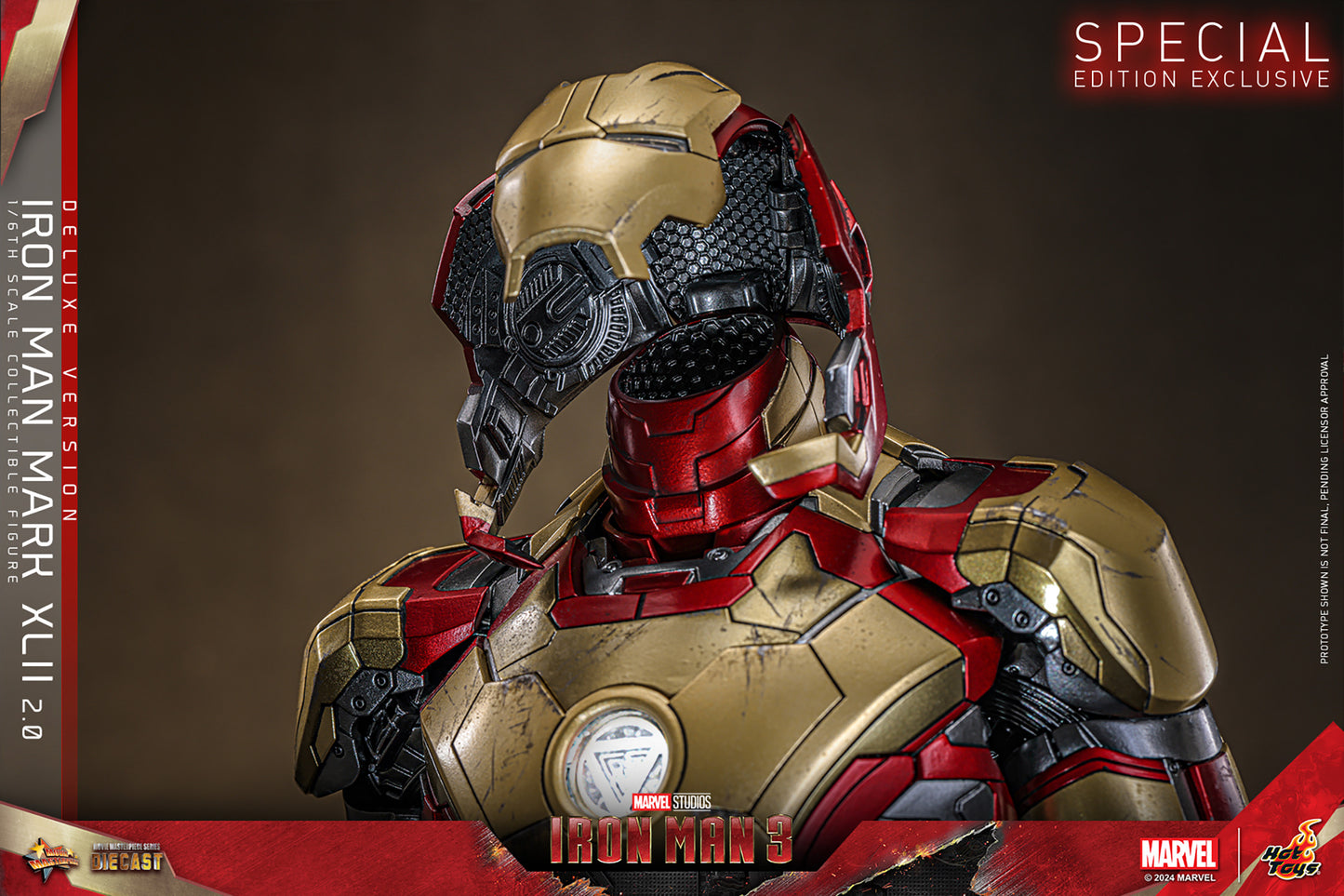 Pre-Order - Iron Man 3 MMS758D65B Iron Man Mark XLII (2.0) Deluxe 1/6th Scale Collectible Figure