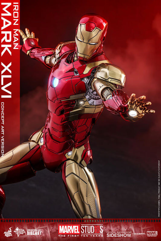 Iron Man MMS489D25 Iron Man Mark XLVI Concept Art Ver. 1/6th Scale Exclusive Collectible Figure