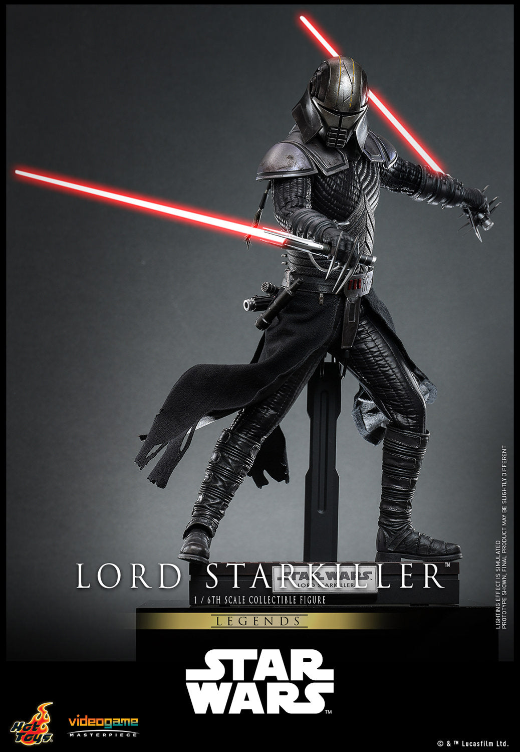 Pre-Order - Star Wars: The Force Unleashed VGM63 Lord Starkiller 1/6th Scale Collectible Figure