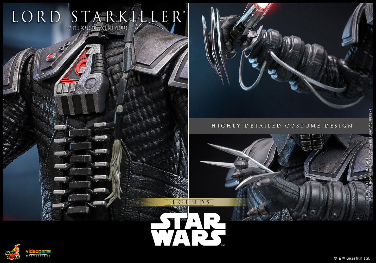 Pre-Order - Star Wars: The Force Unleashed VGM63 Lord Starkiller 1/6th Scale Collectible Figure